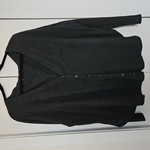 Button Down Loose Fit Sweater